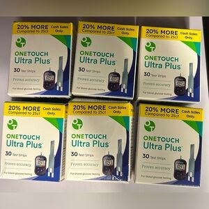 OneTouch Ultra Plus 180 Test Strips Diabetes Blood Sugar